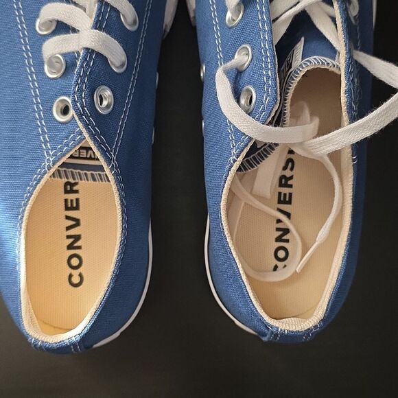 Converse Women's CTAS Lift Ox Shoe Armor Blue Size 8.5 - Picture 8 of 10